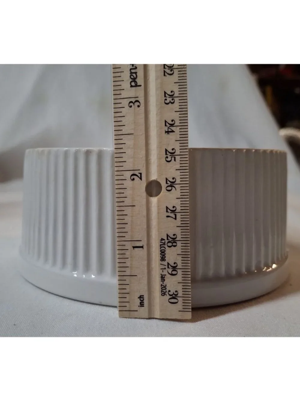 White Ribbed Ceramic Ramekin By Pier 1 Imports - 5